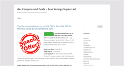 Desktop Screenshot of getcouponsonline.net